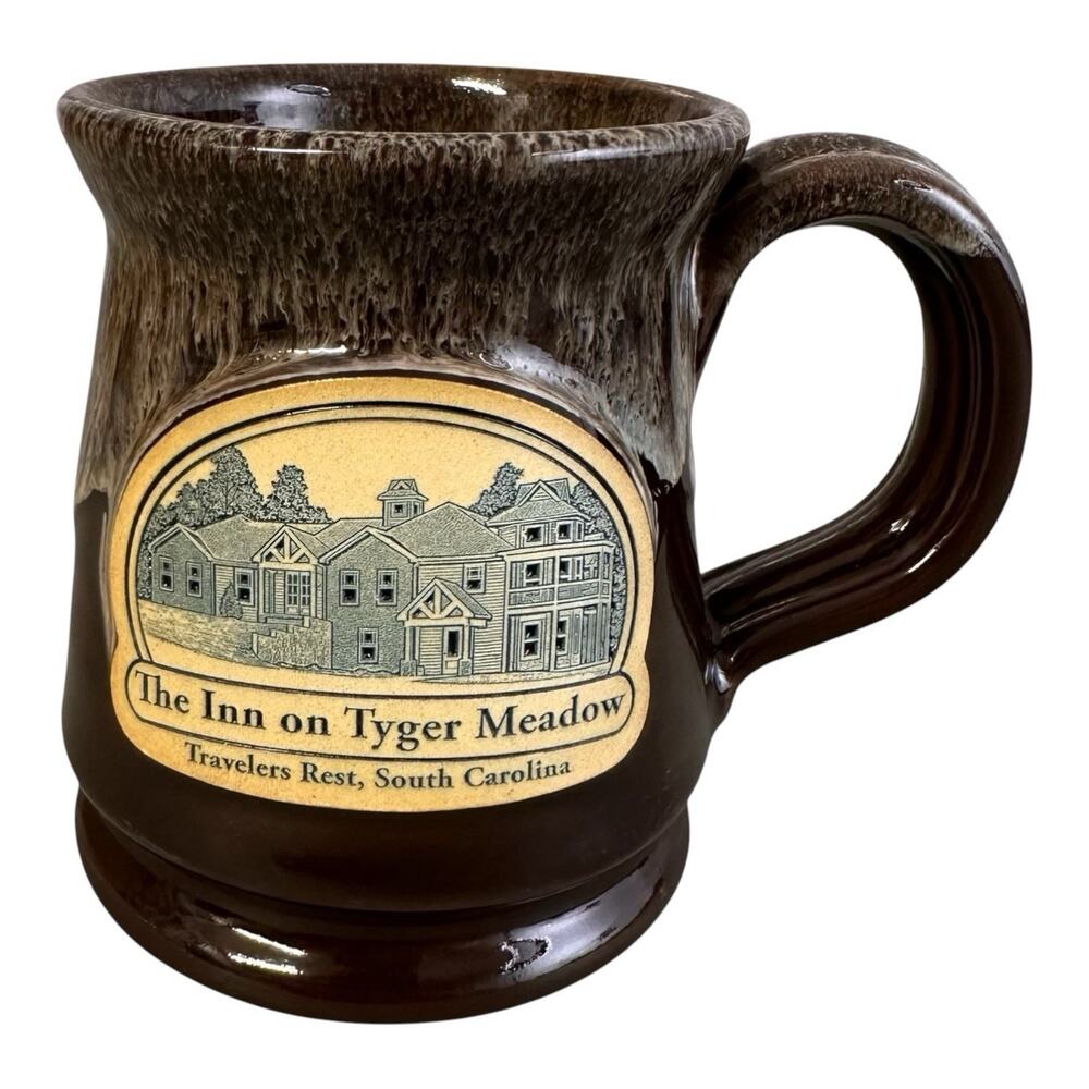 Deneen Pottery Inn On Tyger Meadow Travelers Rest South Carolina 2017 Mug Brown